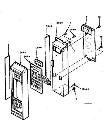Control panel parts