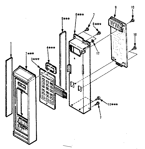 Control panel parts
