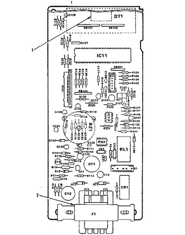 Power and control circuit board 12672r