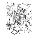 Kenmore 5658778510 cabinet parts diagram