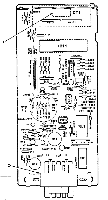 POWER AND CONTROL CIRCUIT BOARD 12672R