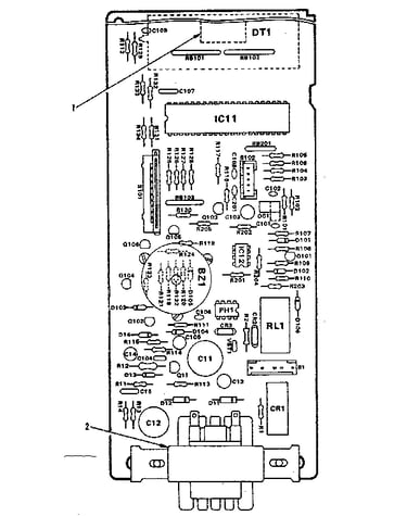 Power and control circuit board 12672r