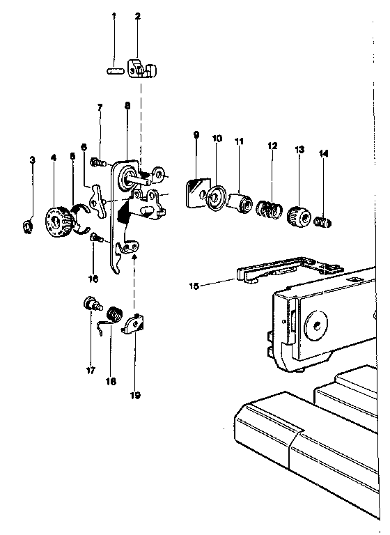 Tension bracket
