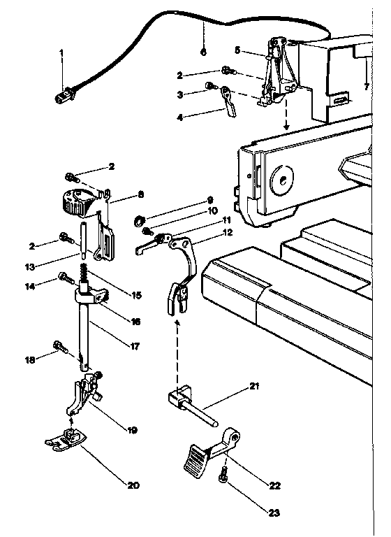 Presser bar assembly