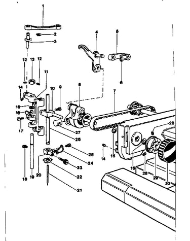 Needle bar group
