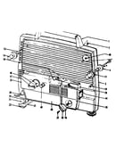 Frame, spindles, movement housing and knobs