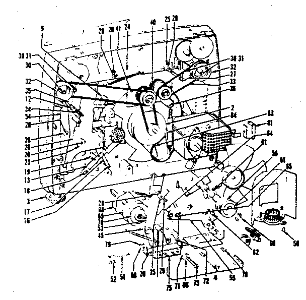 MOTOR AND DRIVE SYSTEM (FOR MODEL 837.92300 ONLY)