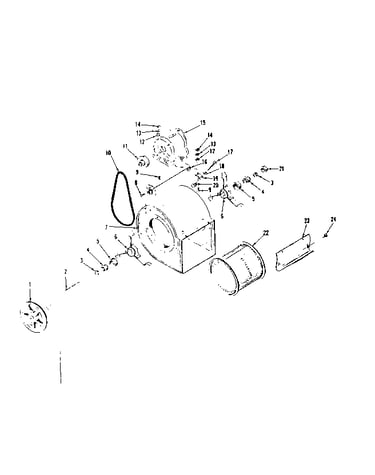 H.q. blower assembly