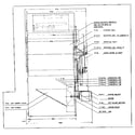 Huebsch 30BG tw-13d trunnion housing assembly diagram