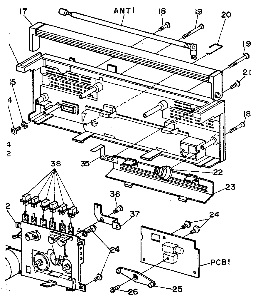 Back lid assembly