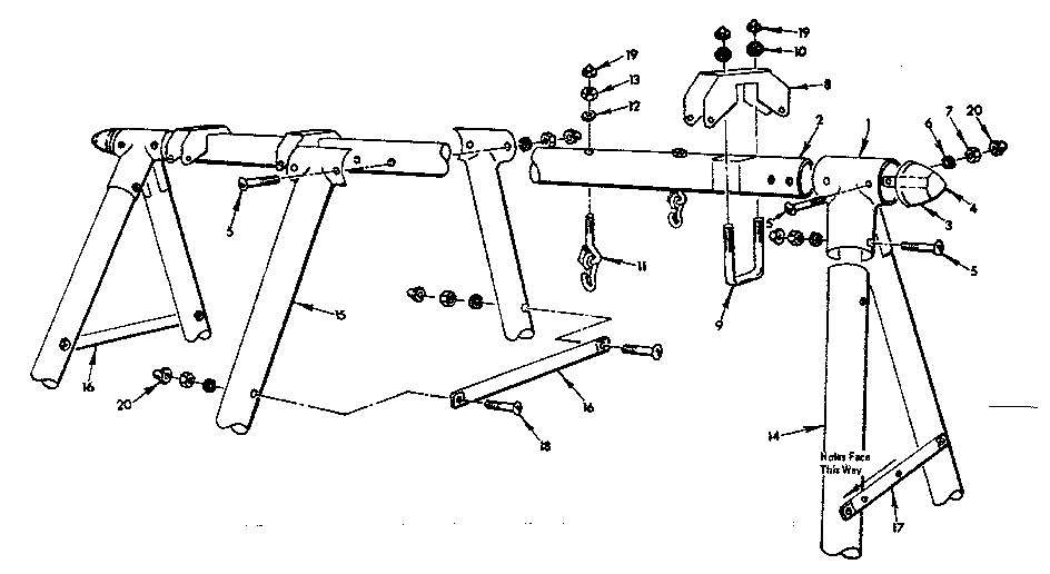 Frame assembly no. 24a