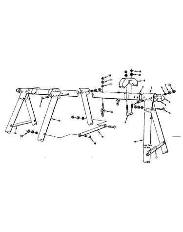 Frame assembly no. 24a