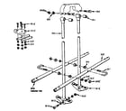 Sears 70172105-81 glide ride assembly no. 10b diagram