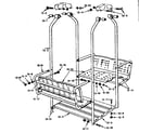 Sears 70172105-80 lawnswing assembly no. 10a diagram