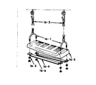 Sears 70172105-81 swing assembly no. 15 diagram