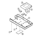 Sears 27258100 bottom case assembly diagram