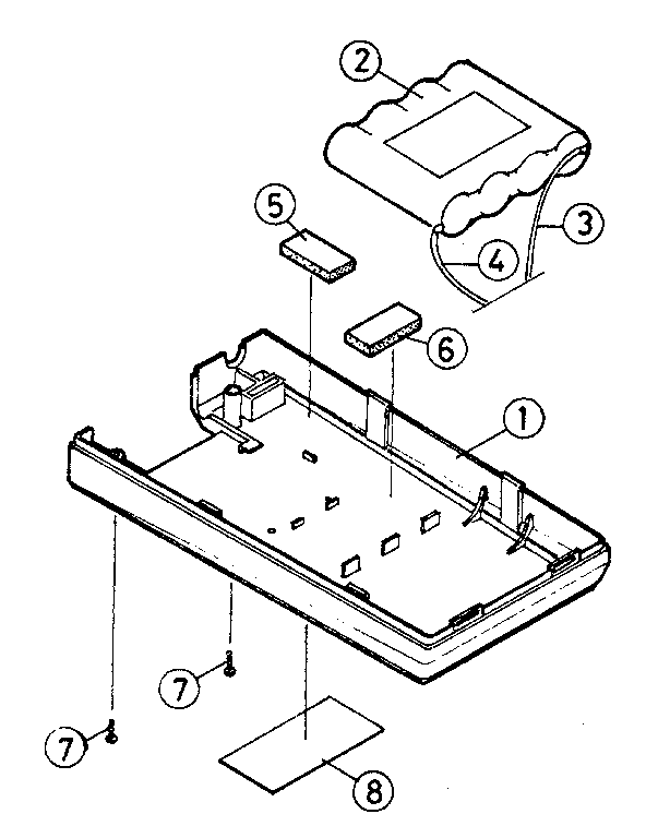 Bottom case assembly