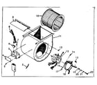 Kenmore 867773260 blower assembly diagram