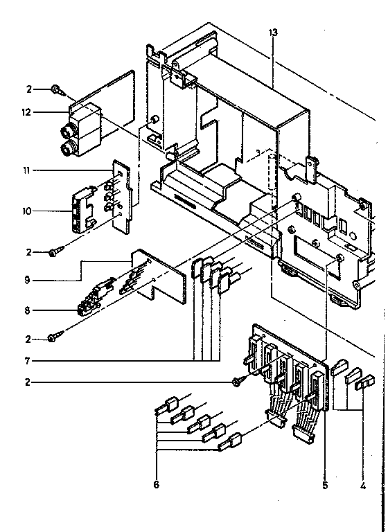 Power supply circuit board assembly