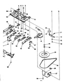 Push button base, lever, and flywheel assemblies