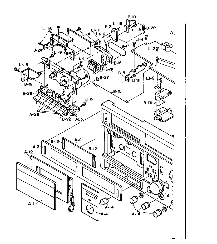 Front cabinet assembly
