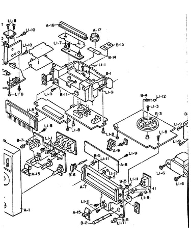 Cassette deck assembly