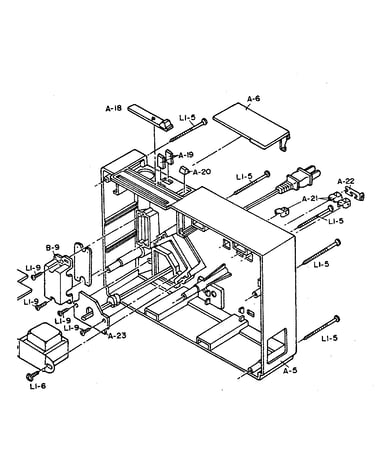 Rear cabinet assembly