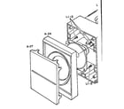 LXI 30423484450 speaker assembly diagram