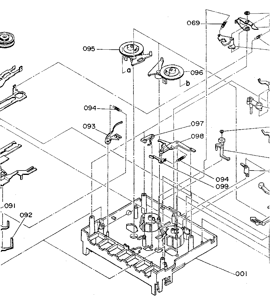 Take-up lever assembly