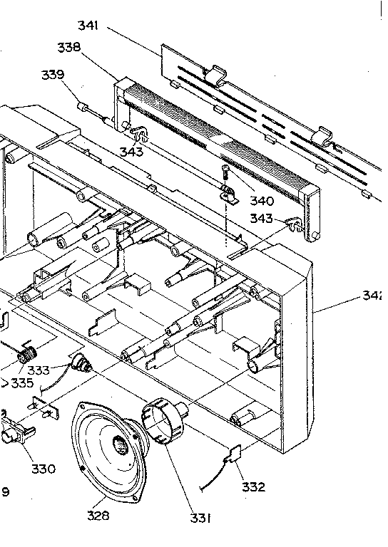 Back cabniet assembly