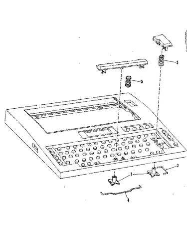 Return and space bar assembly