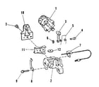Sears 26853700 head mechanism diagram