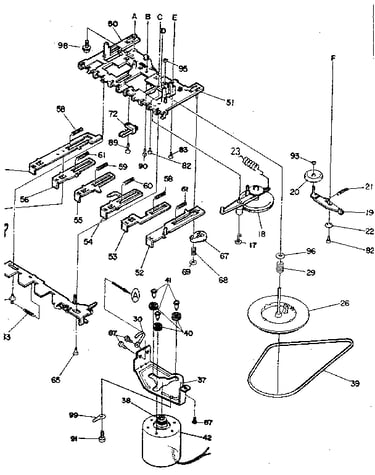 Flywheel assembly and push button base