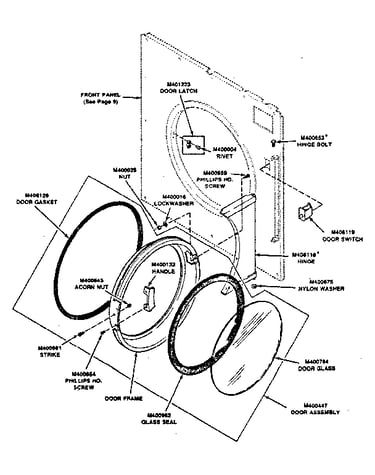 Loading door and door switch