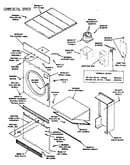 Panels, guards and lint hood assembly