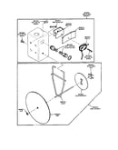 Air flow switch & harn assy (mounted on rr of stove assy)