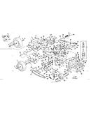 Main frame and wheel assembly
