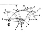 Sears 502459530 frame assembly diagram