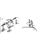 Rear caliper hand brake