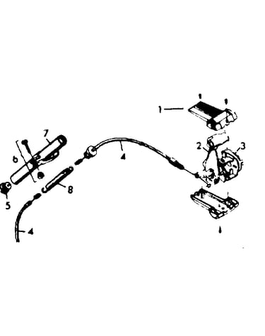 Rear derailleur and-5-speed control