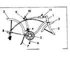 Sears 502459620 frame assembly diagram