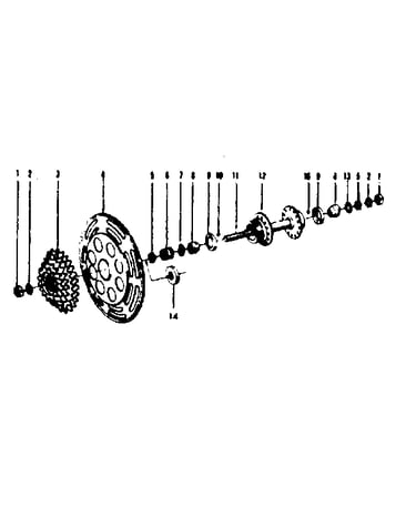 Shimano for rear hub