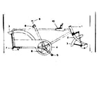 Sears 502477380 frame assembly diagram