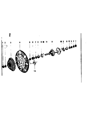 Shimano rear hub
