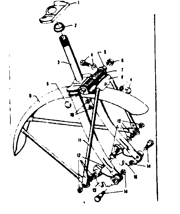 Sears spring fork