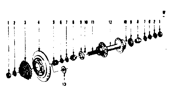 MAILLARD ATOM REAR HUB