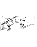 Front caliper hand brake replace parts