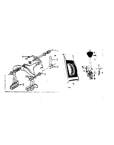 Caliper drag brake & console control replacement parts