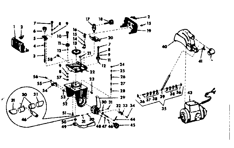 Saw guard and yoke assembly