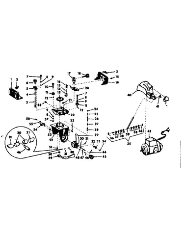 Saw guard and yoke assembly